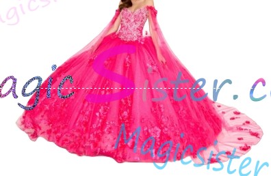 Topselling Fushsia Quinceanera Dress