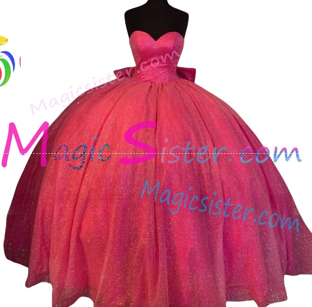 Topselling Luxury Fushsia Quinceanera Dress