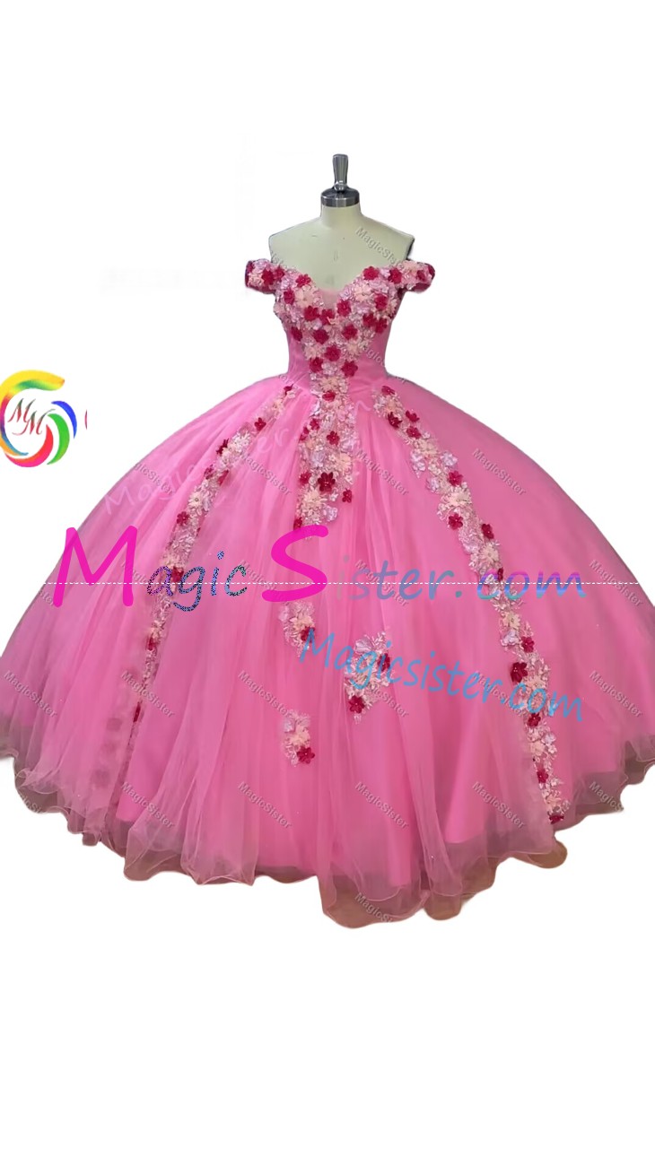 Hotselling Fushsia Quinceanera Dress