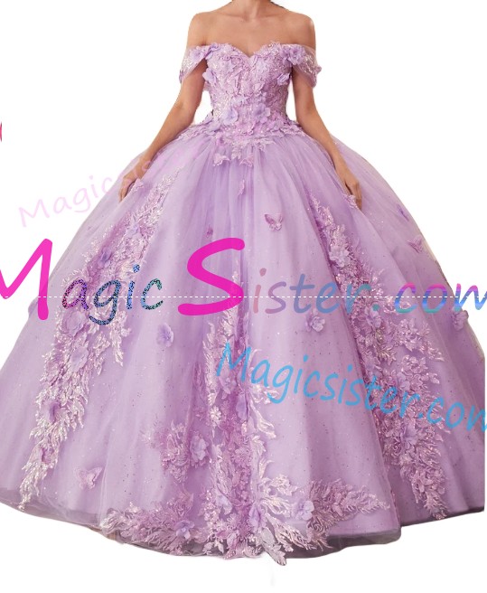 Hotselling New Style Butterfly Quinceanera Dress