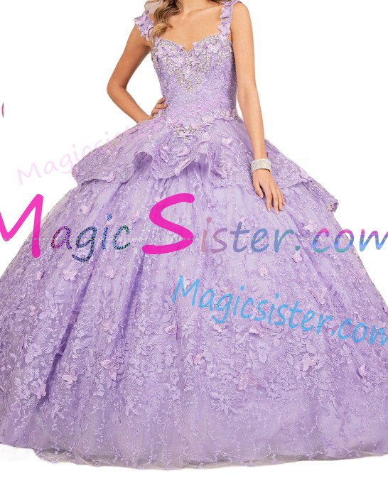 New Style Butterfly Quinceanera Dress