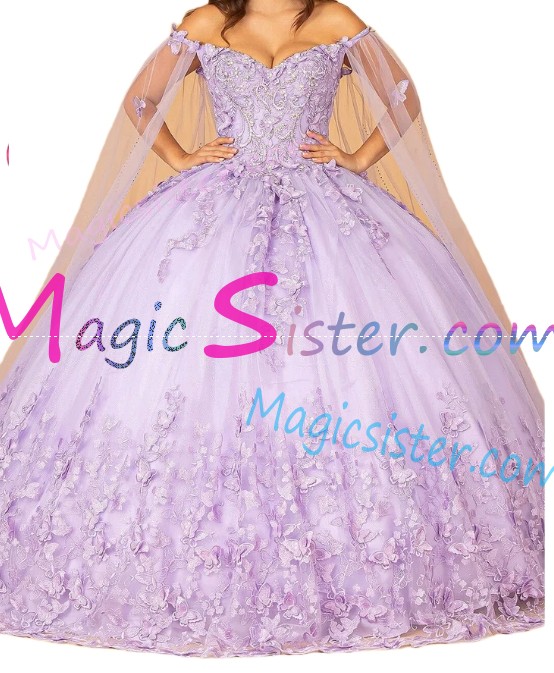 New Style Butterfly Quinceanera Dress