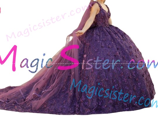 New Style Butterfly Quinceanera Dress