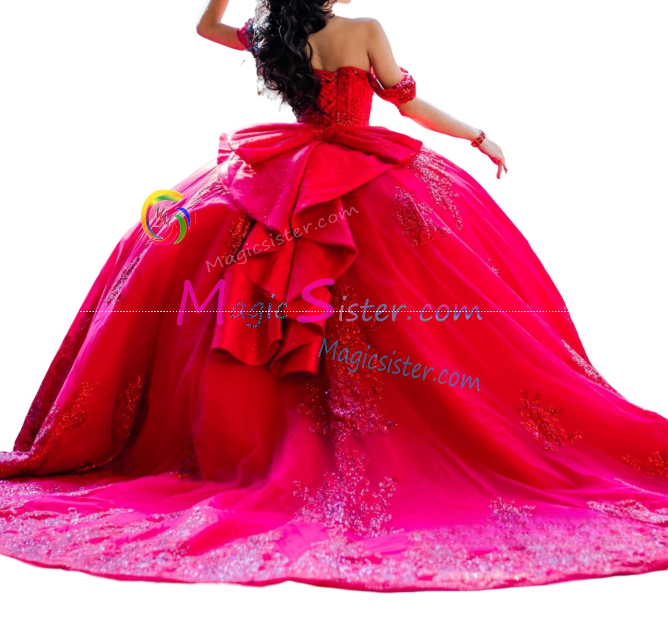 Topselling Fushsia Quinceanera Dress