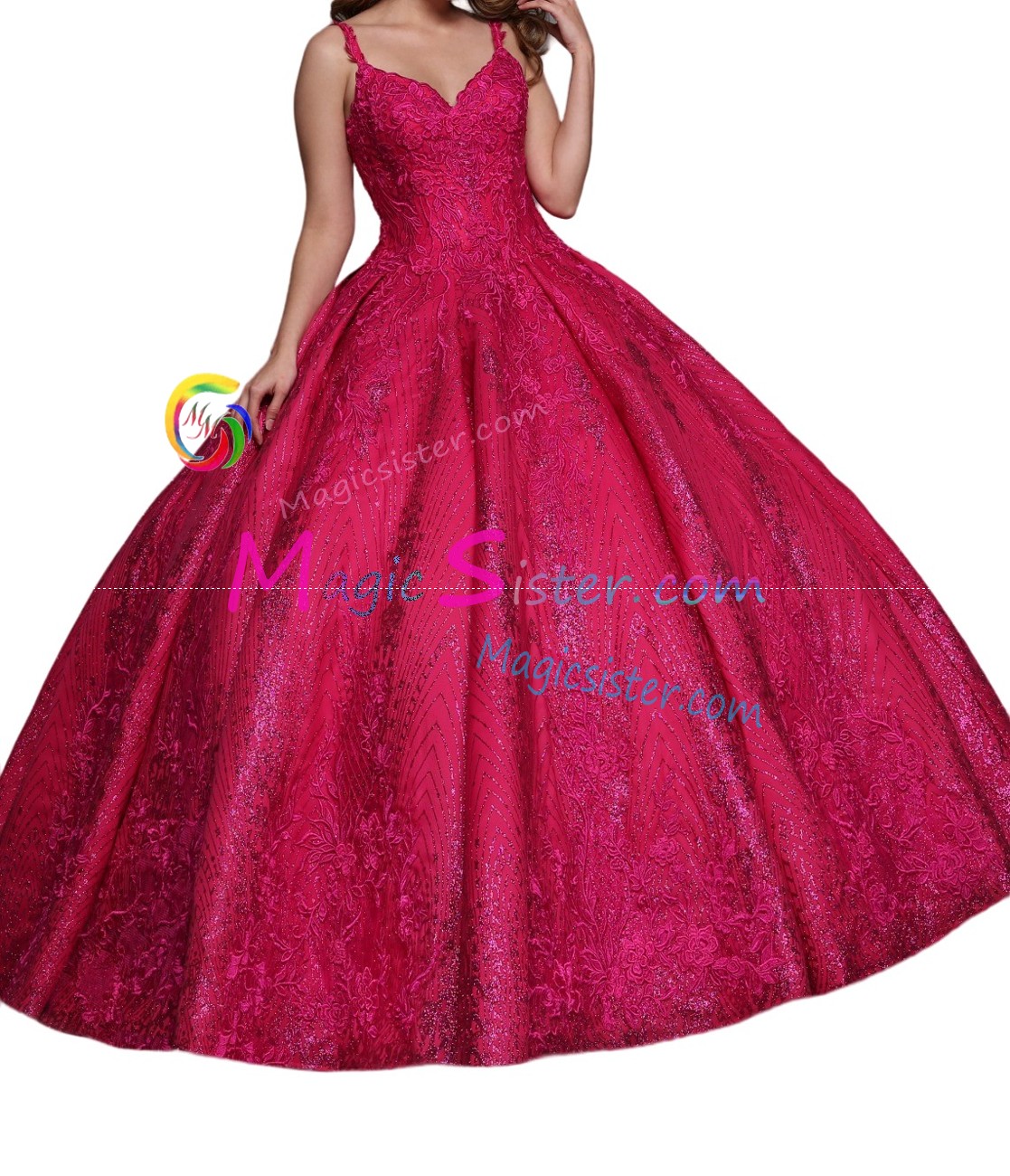 Topselling Fushsia Quinceanera Dress