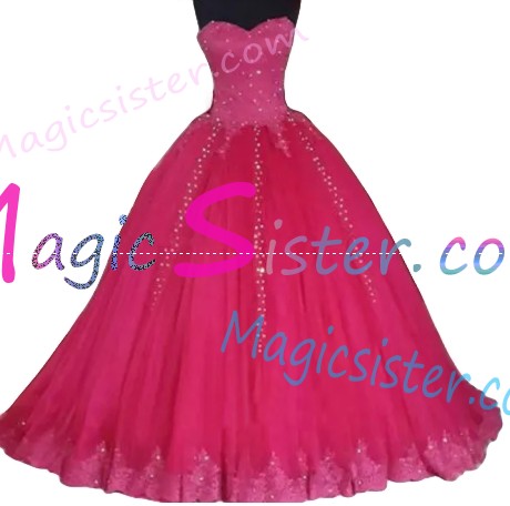 Topselling Fushsia Quinceanera Dress