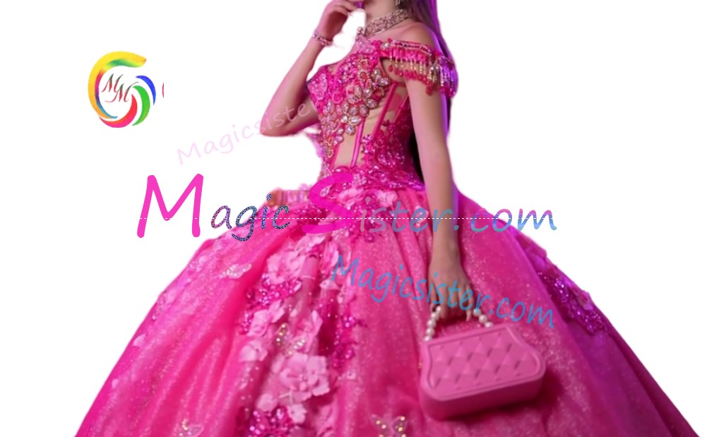 Topselling Fushsia Quinceanera Dress