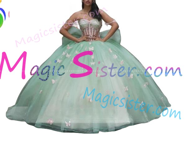 Hotselling New Style Butterfly Quinceanera Dress