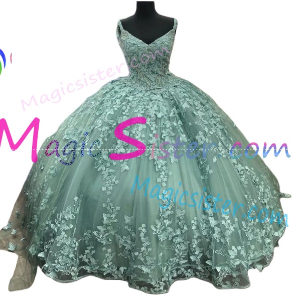 New Style Beautiful Butterfly Quinceanera Dress