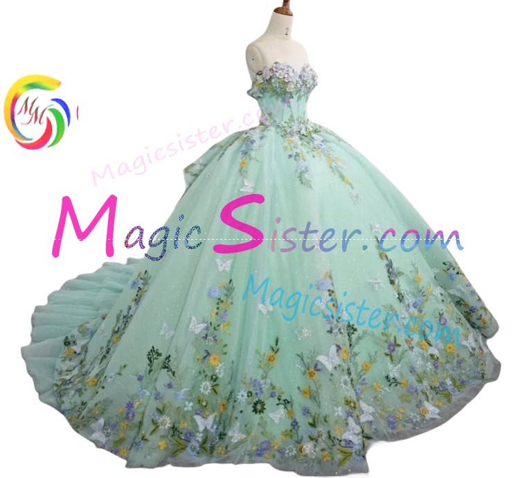 New Style Beautiful Butterfly Quinceanera Dress