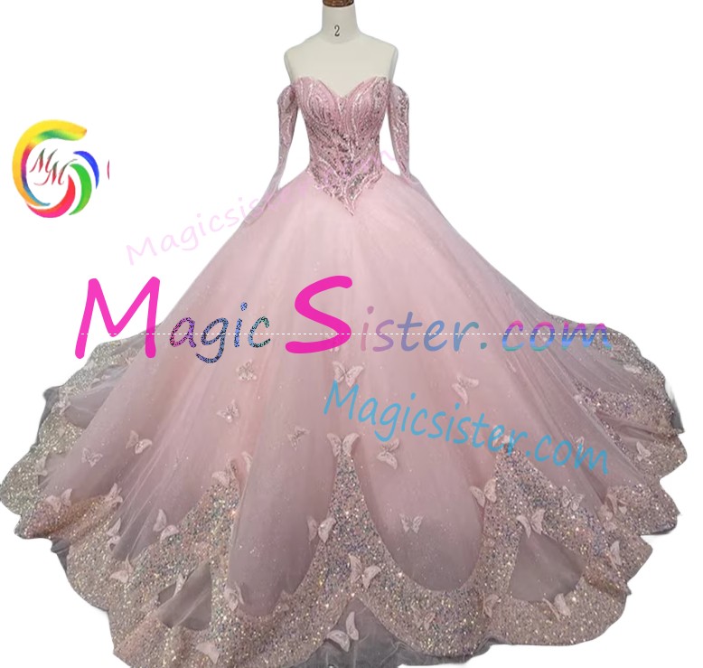 New Style Butterfly Quinceanera Dress