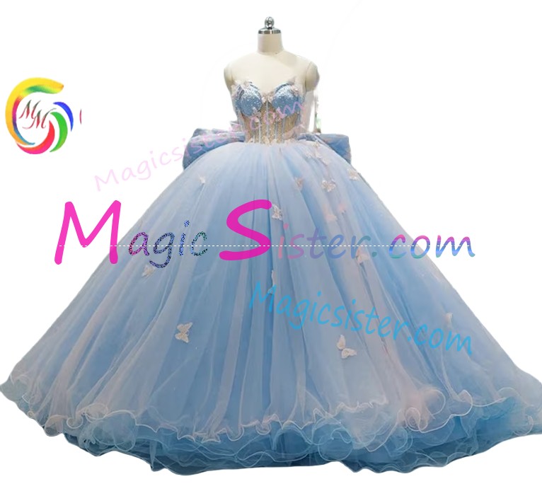 New Style Butterfly Quinceanera Dress