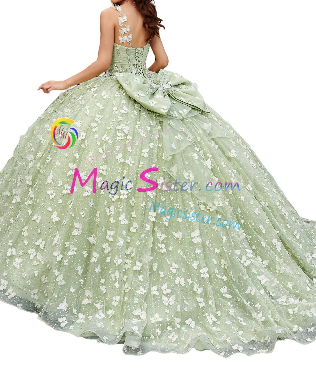 New Style Beautiful Butterfly Quinceanera Dress