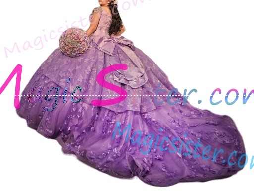 New Style Butterfly Elegant Beautiful Luxurious Quinceanera Dress