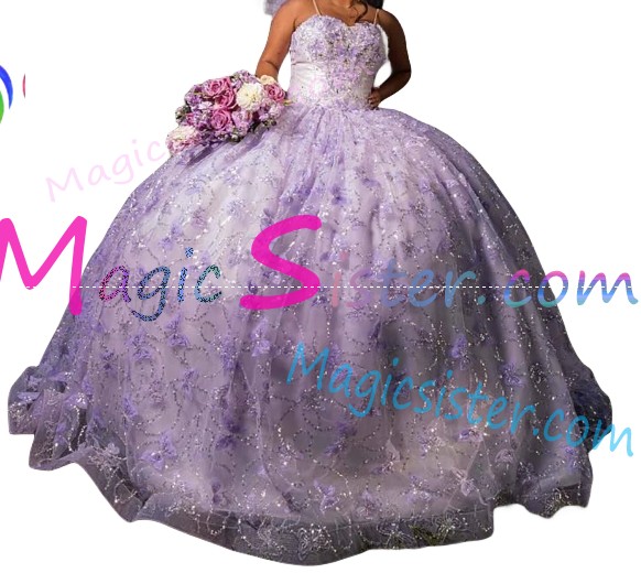 New Style Butterfly Quinceanera Dress