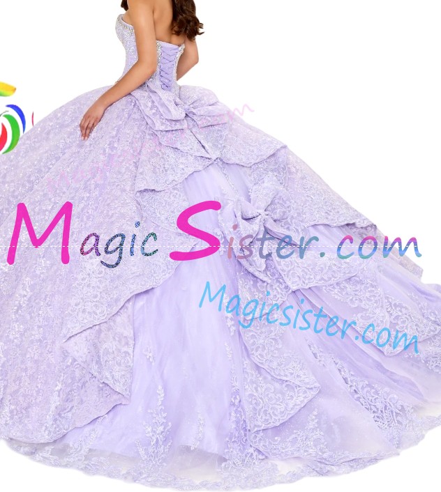 New Style Butterfly Superhot Factory Wholesale Luxurious Quinceanera Dress