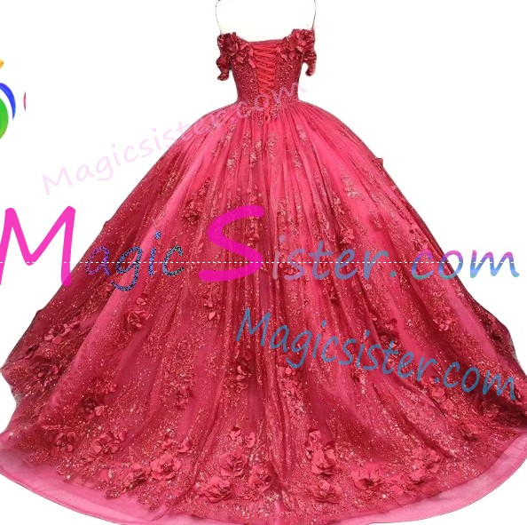 Hotselling Luxury Red Quinceanera Dress
