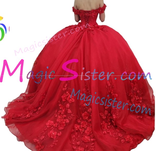 Hotselling Luxury Red Quinceanera Dress