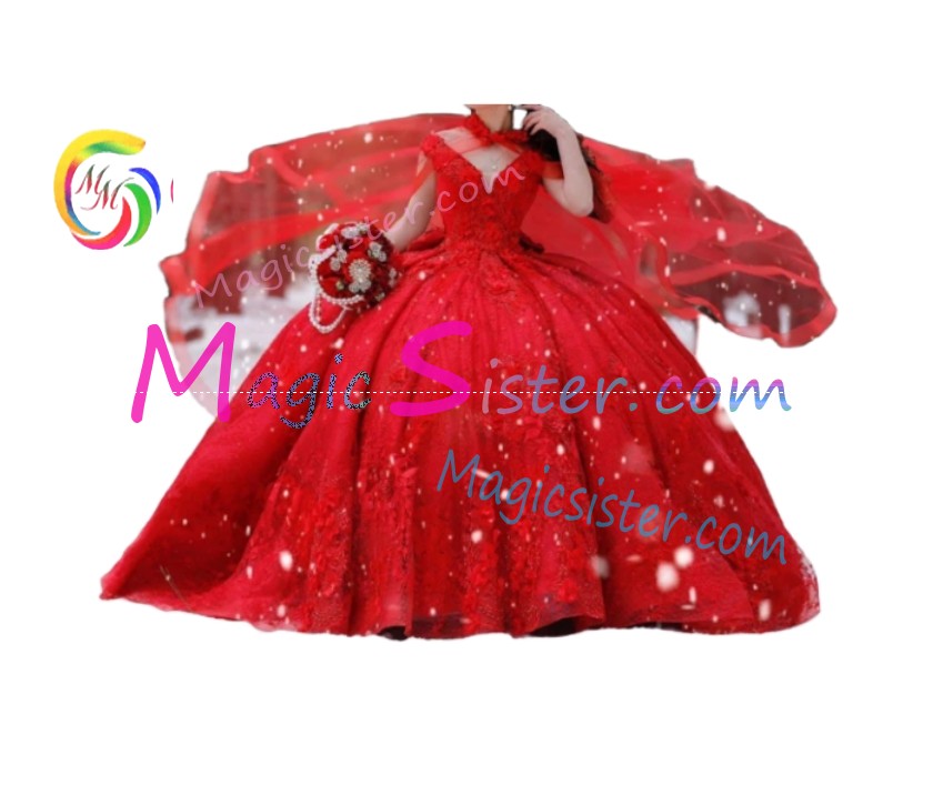 Hotselling Luxury Red Quinceanera Dress