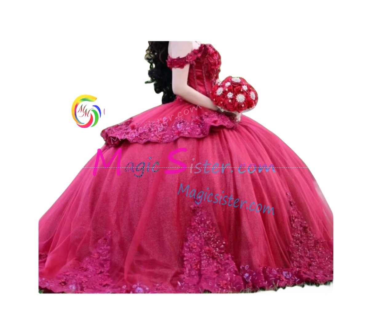 Topselling Beautiful Red Quinceanera Dress
