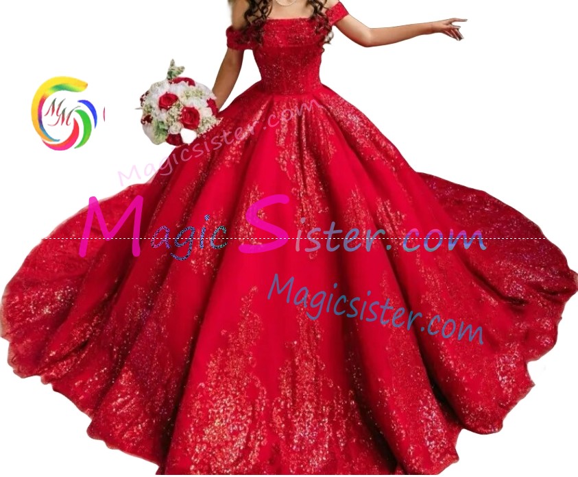 Topselling Beautiful Red Quinceanera Dress
