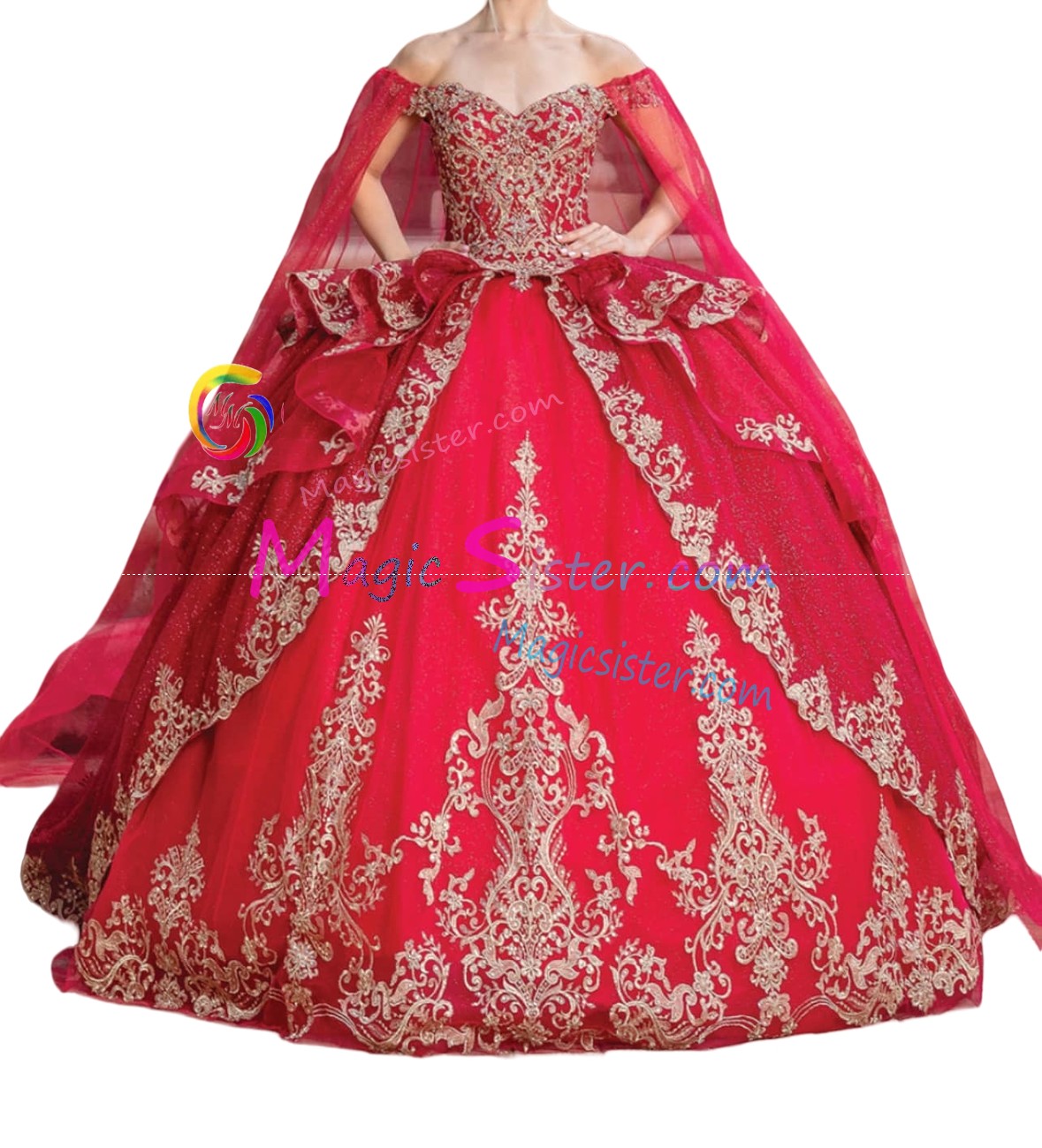 Topselling Luxury Red Quinceanera Dress