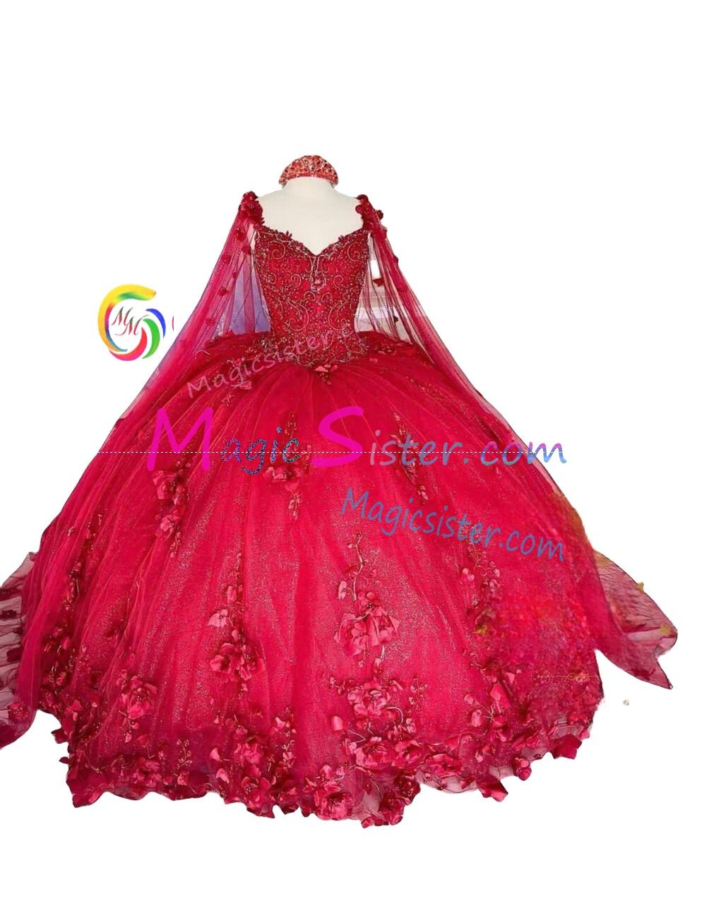 Topselling Luxury Red Quinceanera Dress