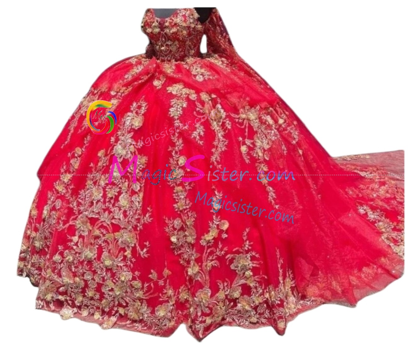 Topselling Luxury Red Quinceanera Dress