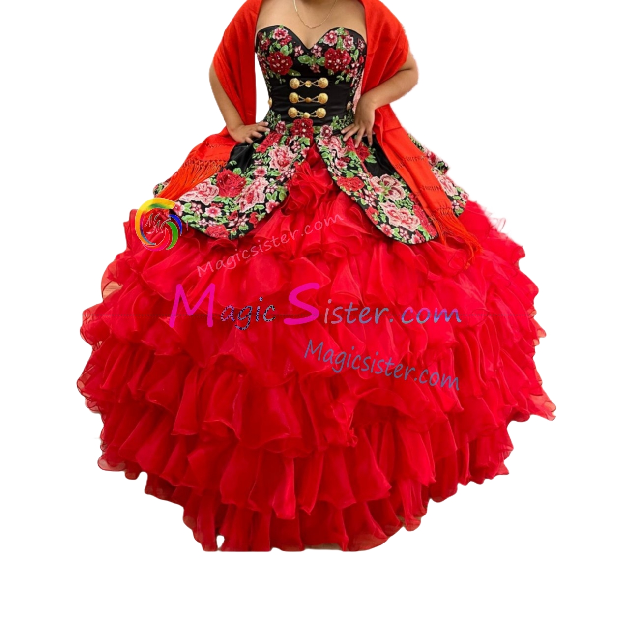 Topselling Red Quinceanera Dress