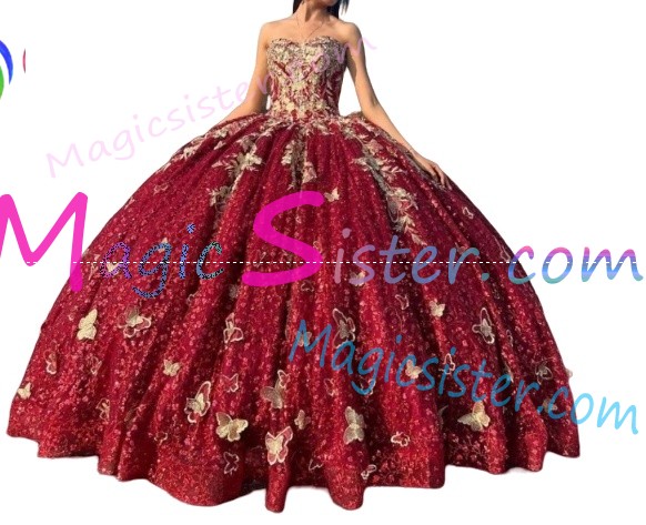 Topselling Red Quinceanera Dress