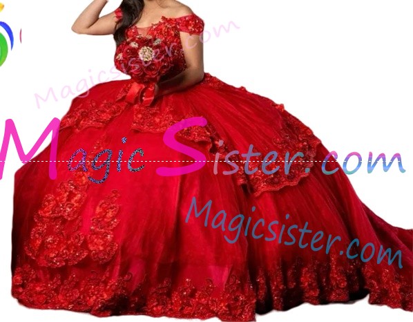 Topselling Red Quinceanera Dress