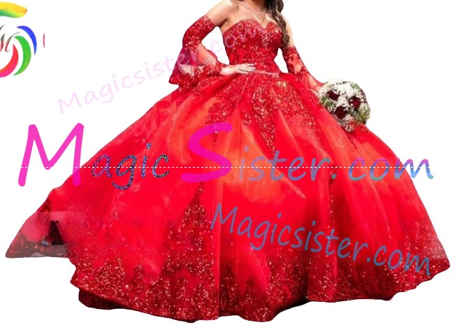 Topselling Red Quinceanera Dress
