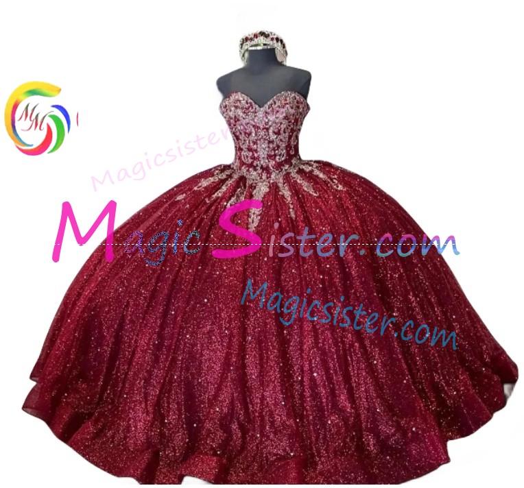 Topselling Luxury Red Quinceanera Dress
