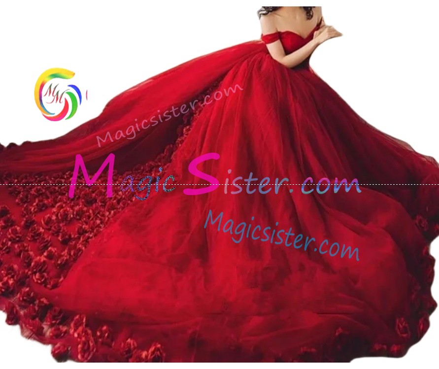 Topselling Luxury Red Quinceanera Dress