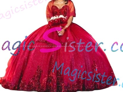 Topselling Red Quinceanera Dress
