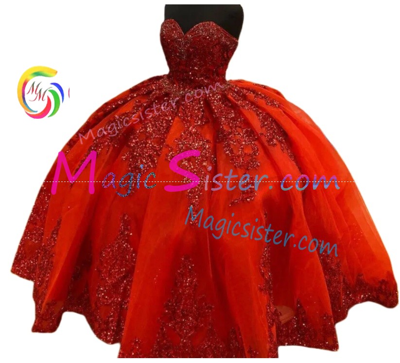 Topselling Red Quinceanera Dress