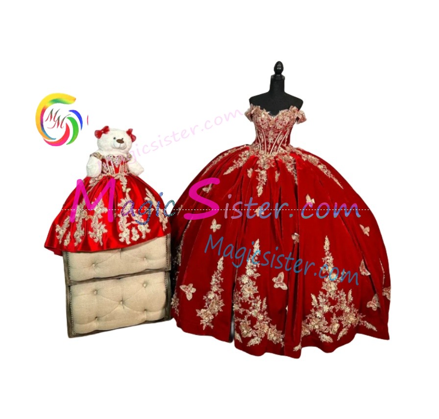 Topselling Red Quinceanera Dress