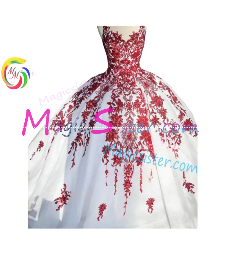 Topselling Beautiful Red Quinceanera Dress