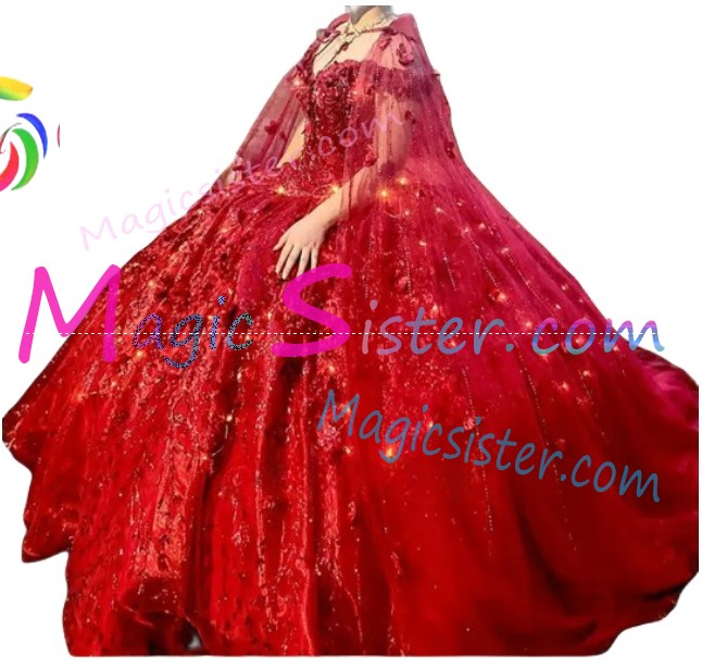 Topselling Beautiful Red Quinceanera Dress