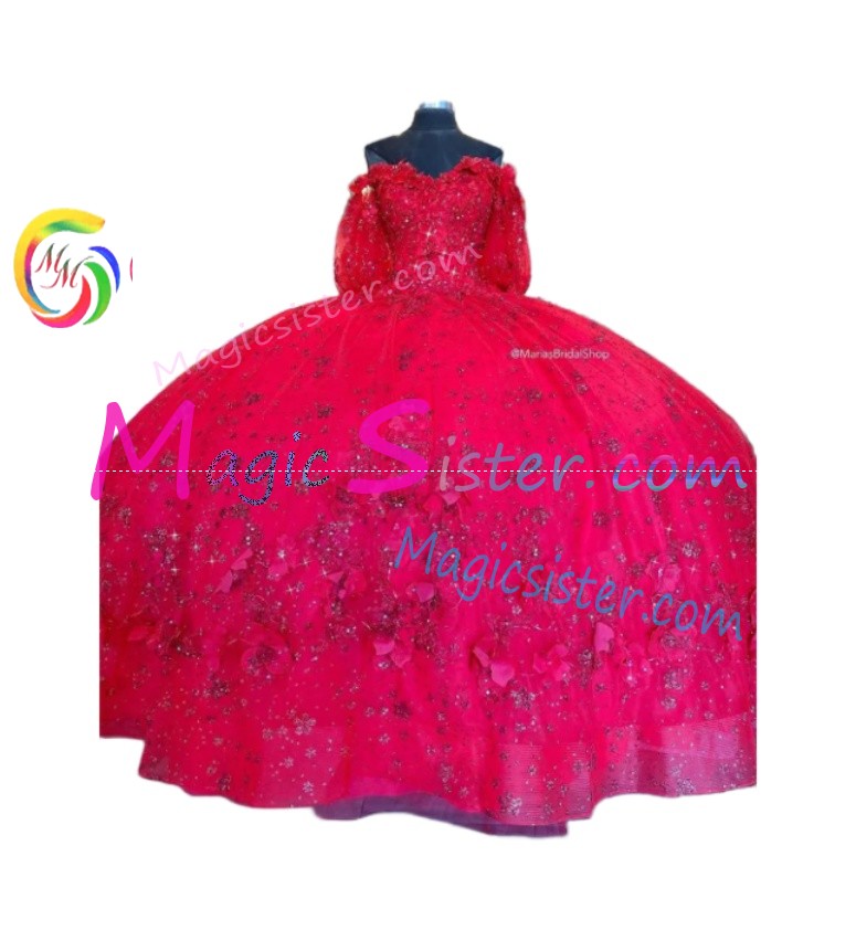 Topselling Beautiful Red Quinceanera Dress