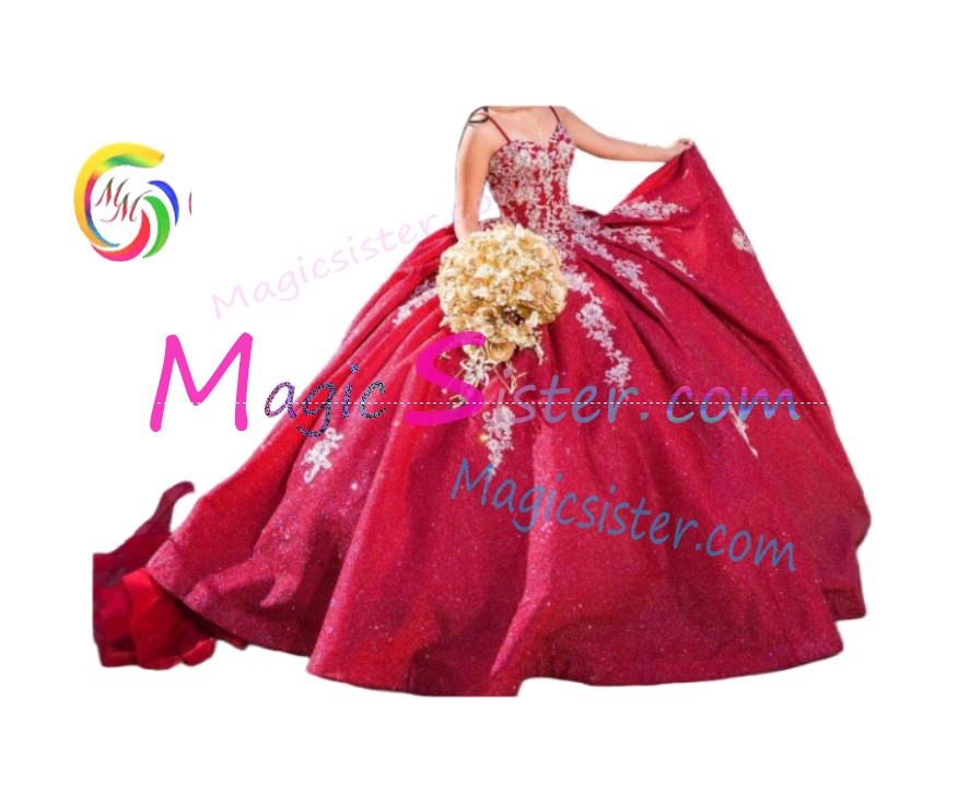 Topselling Beautiful Red Quinceanera Dress