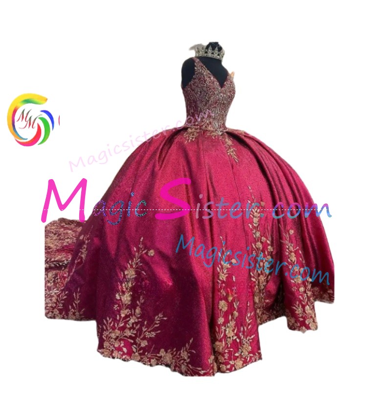 Topselling Beautiful Red Quinceanera Dress