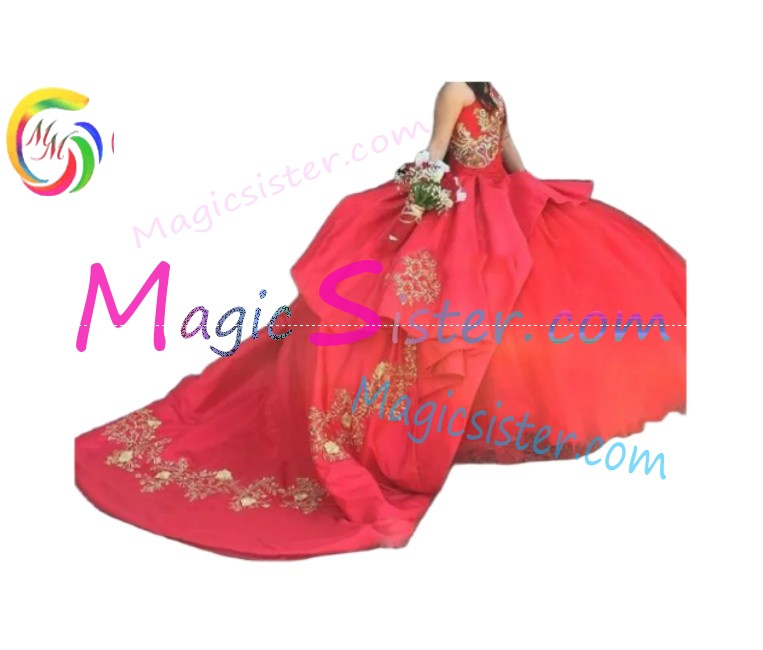 Topselling Beautiful Red Quinceanera Dress