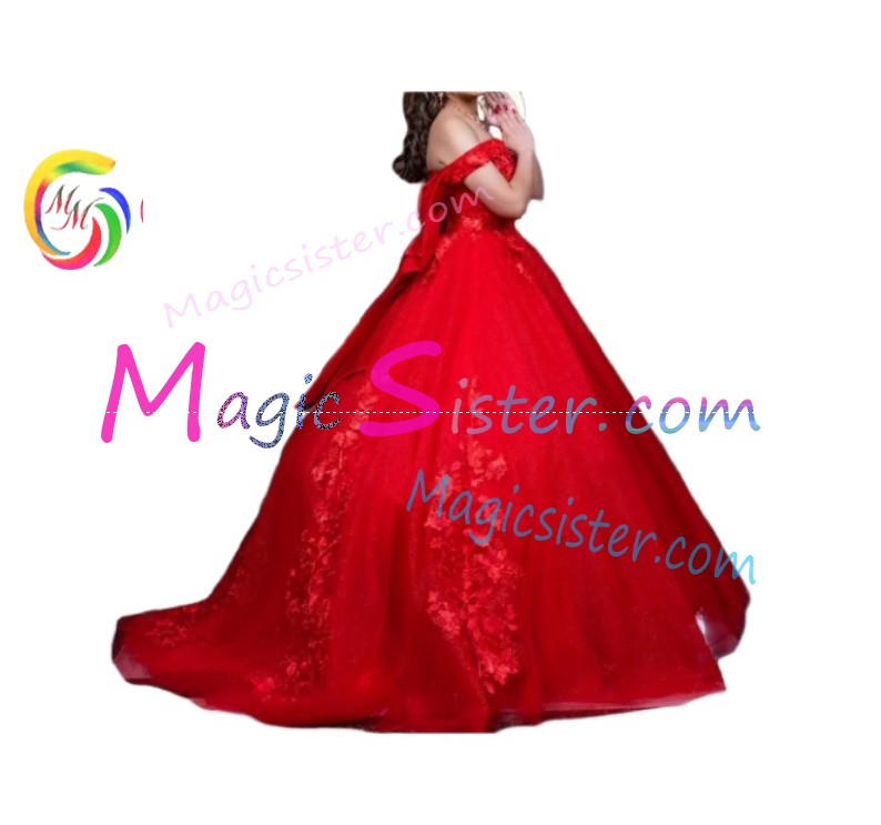 Topselling Luxury Red Quinceanera Dress
