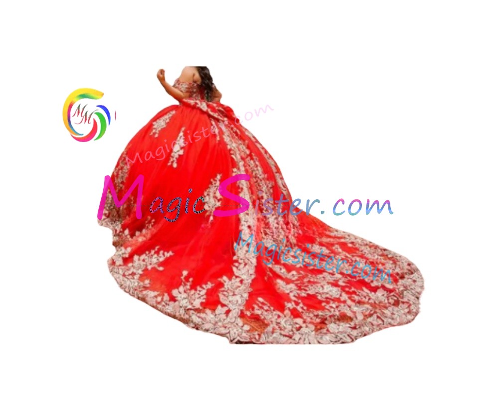 Topselling Red Quinceanera Dress