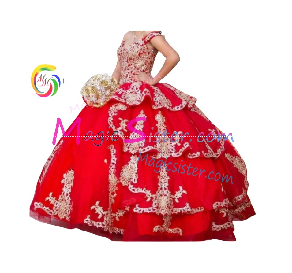 Topselling Red Quinceanera Dress