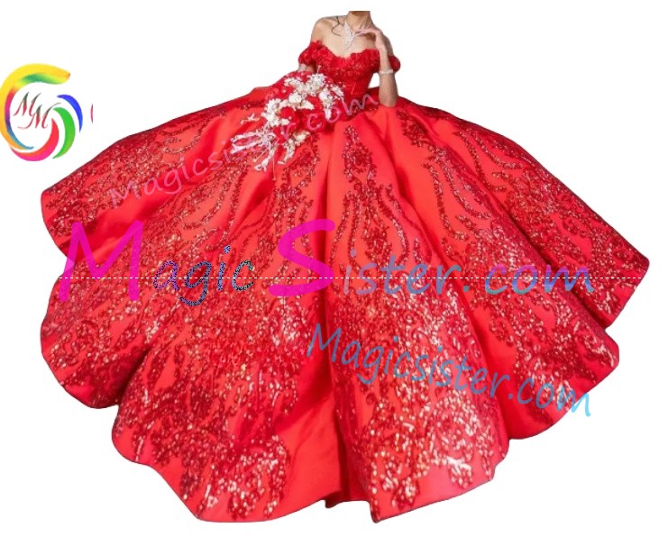 Topselling Red Quinceanera Dress
