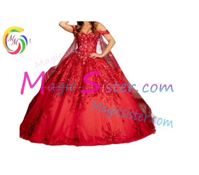 Topselling Beautiful Red Quinceanera Dress