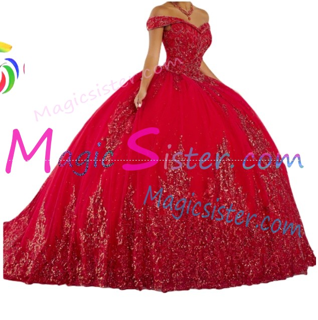 Topselling Beautiful Red Quinceanera Dress