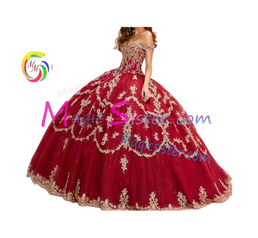 Topselling Beautiful Red Quinceanera Dress
